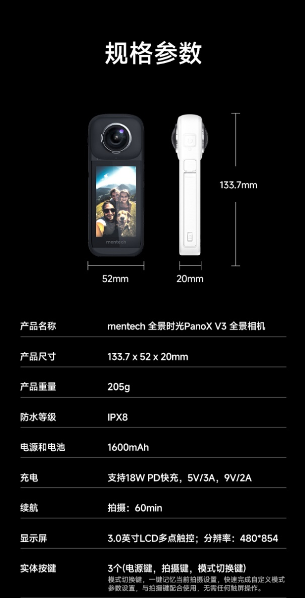 tech全景时光PanoX V3相机新品上市尊龙凯时人生就是搏平台捕捉精彩每一刻：men(图11)