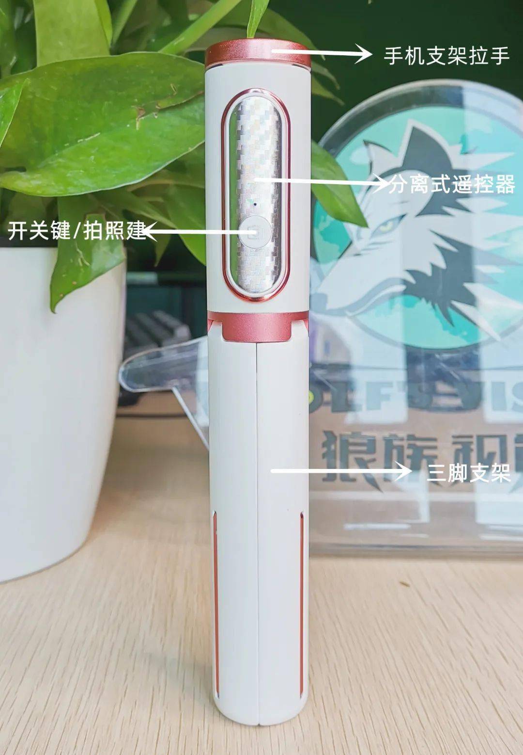 进口袋的自拍杆小巧方便。尊龙凯时app能轻松放